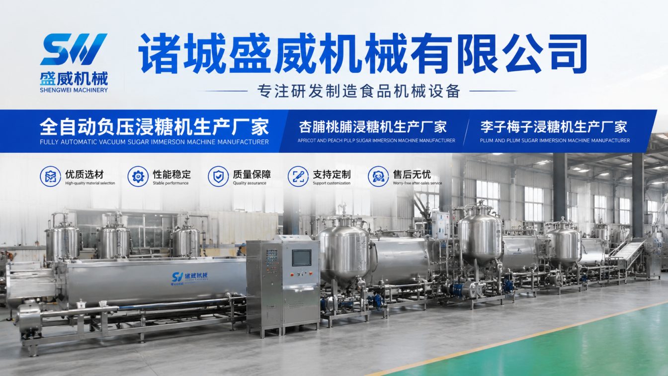 喀什地区为果脯加工提供负压浸糖方案